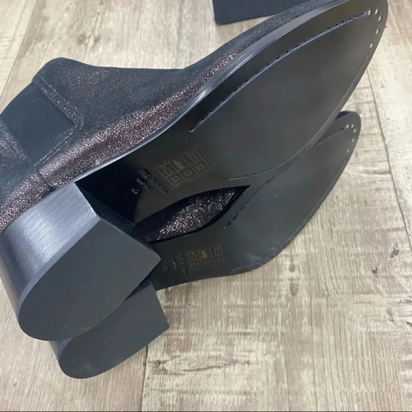 rag & bone Walker Metallic leather ankle booties 6 - Picture 4 of 6